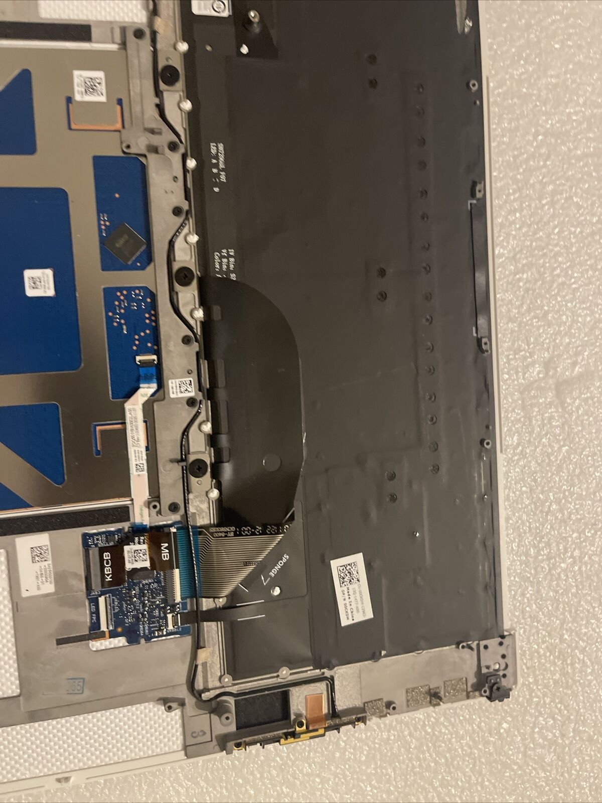 New Dell XPS 9500 9510 Palmrest Touchpad US English Backlit Keyboard DTXVP S1 H2