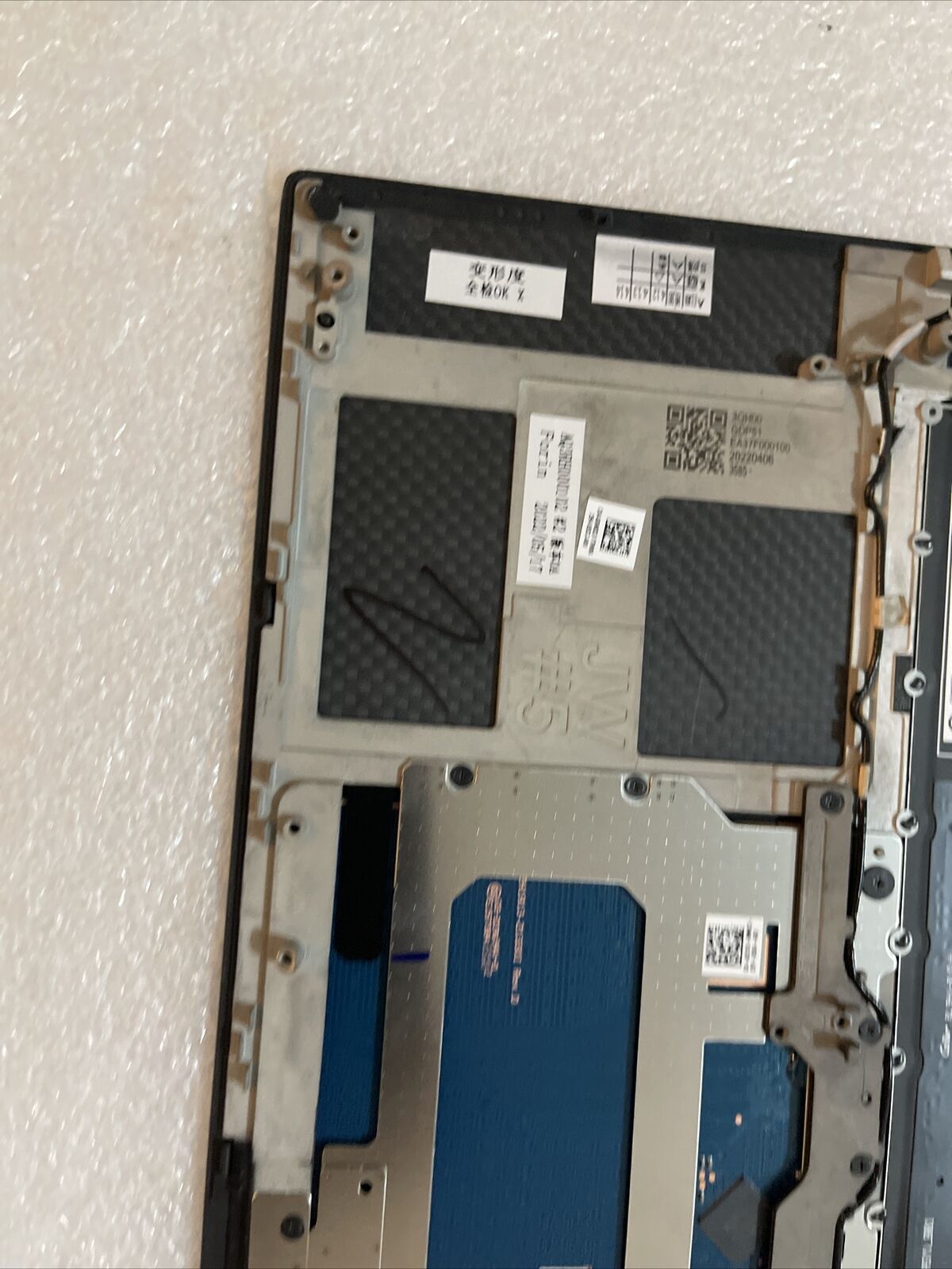 Genuin Dell XPS 15 9510 Palmrest US English Keyboard Touchpad 1TD6J 01TD6J S1 P5