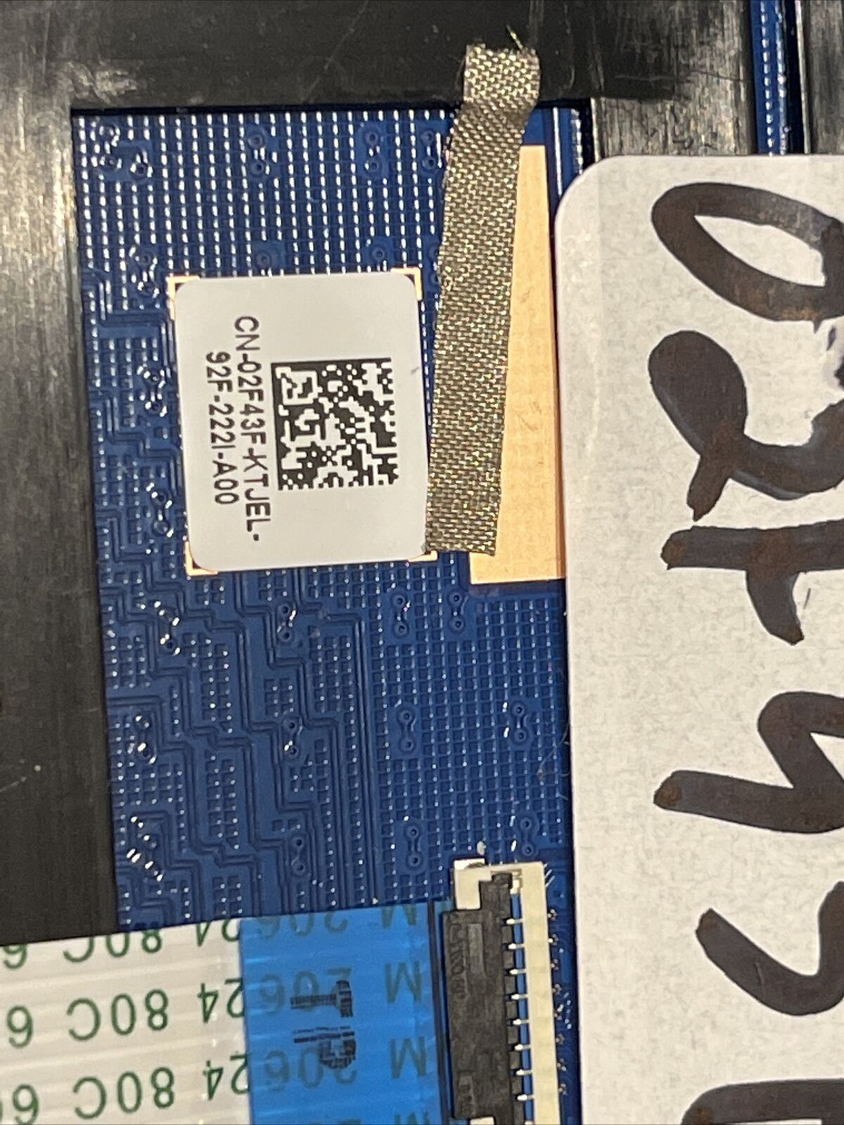 CN-02F43F Dell Touchpad Module Board C3181-C871BLK-PUS with cable