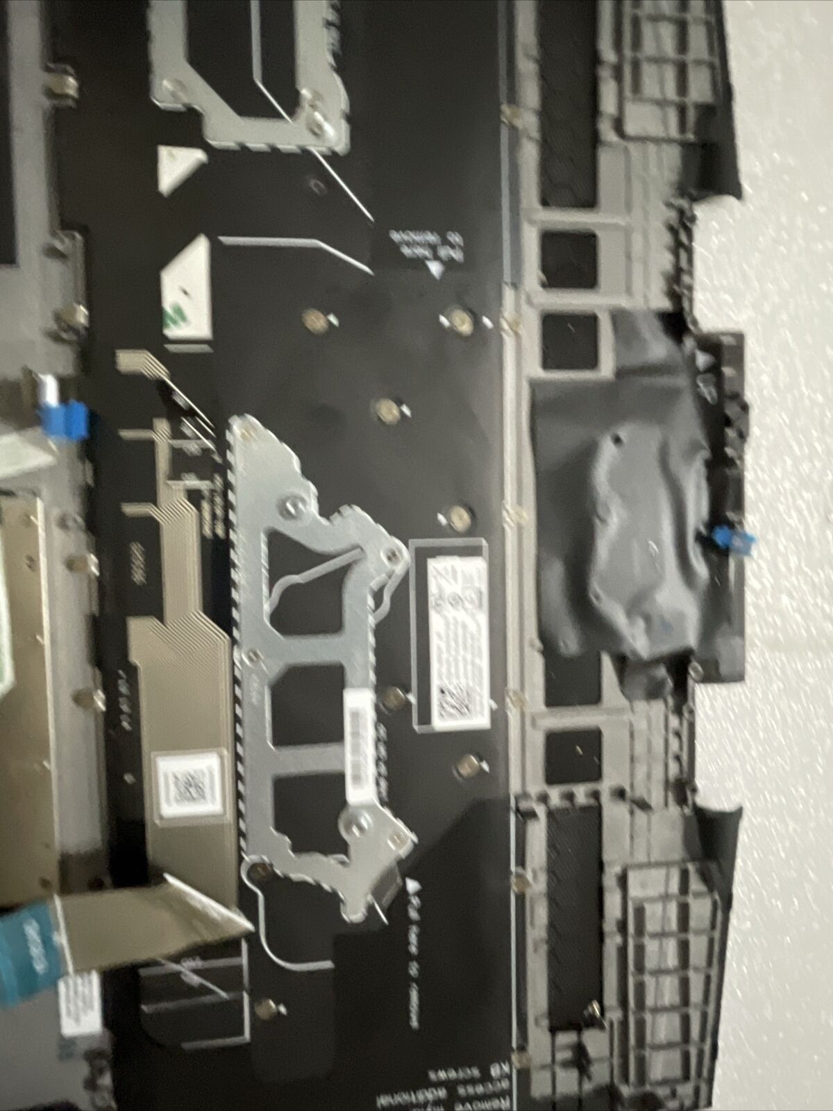 Dell Alienware M15 15.6" Laptop Palmrest Touchpad Keyboard Speakers VNPDJ H2 T1