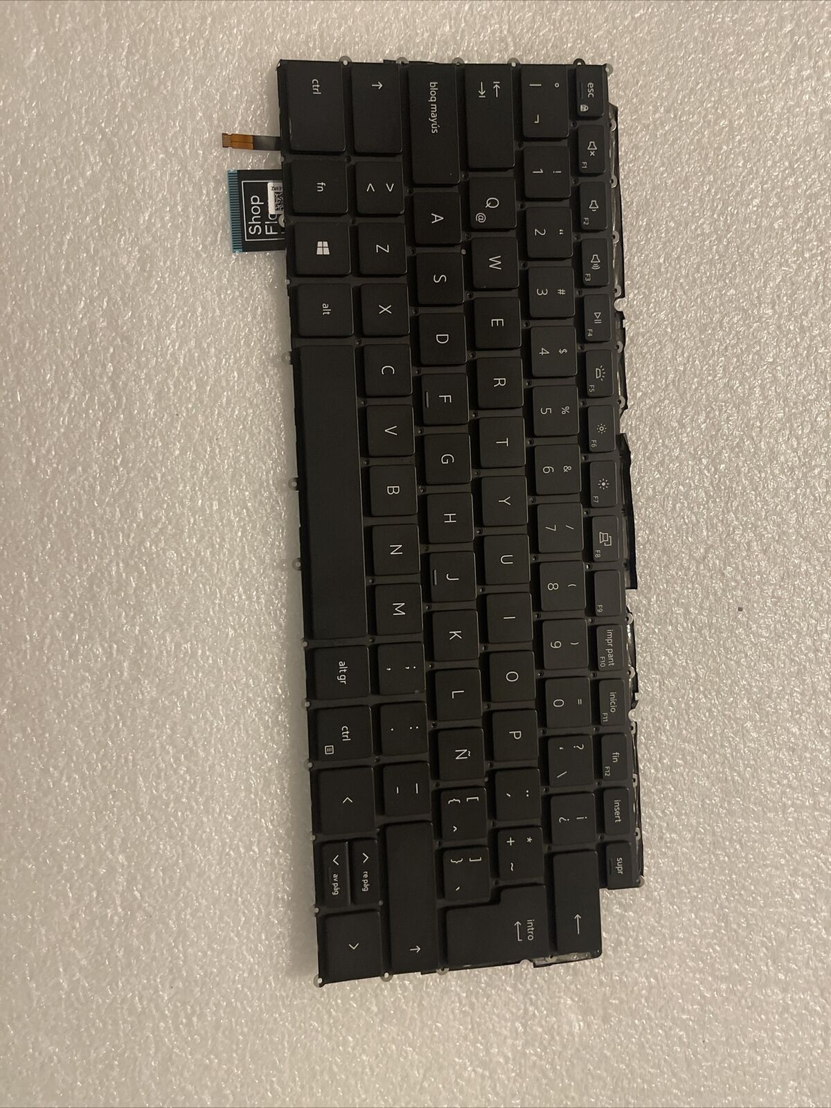 Genuine Dell XPS  9500 9510 Spanish Backlit Keyboard A19B19 F1GN1 0F1GN1 B1