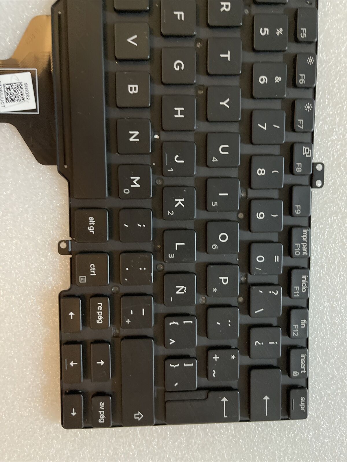 Dell Latitude 7400 5400 5401 5410 Laptop Spanish Keyboard Non Backlit NXW9P T8