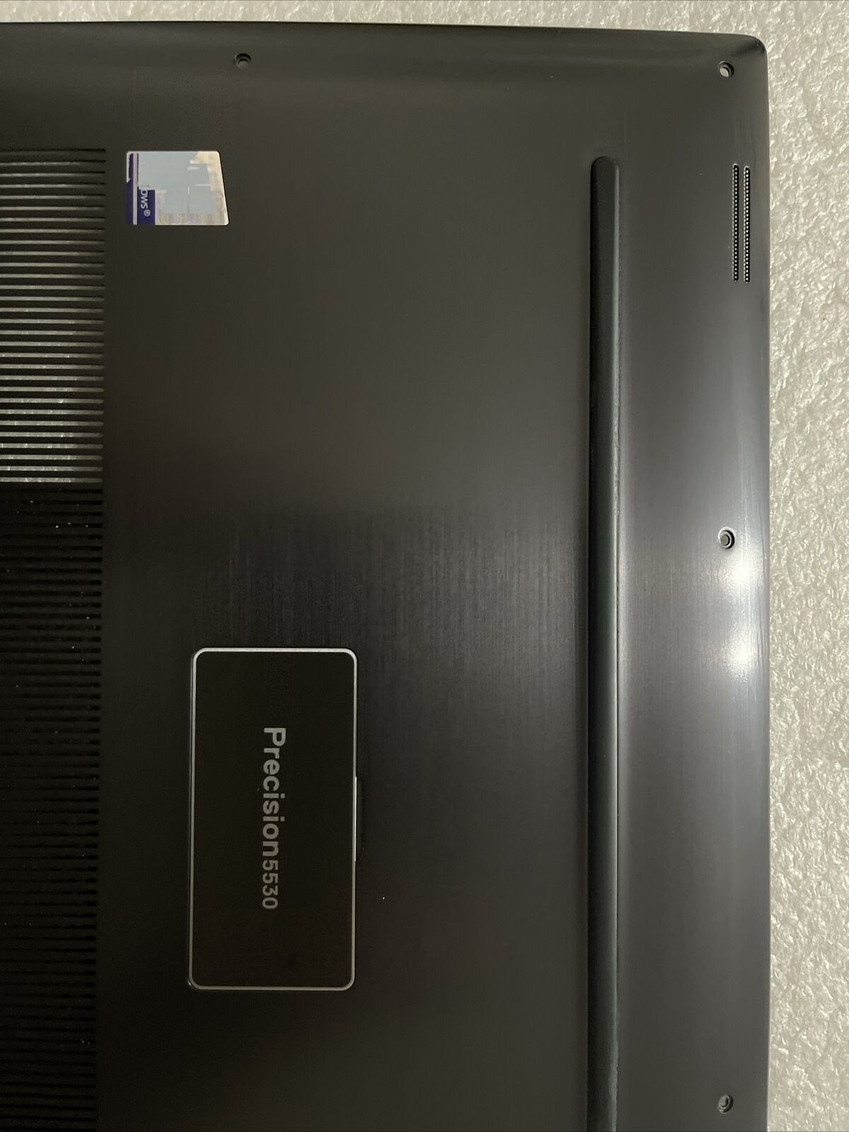 Genuine Dell Precision 5530 Laptop Bottom Base Metal Cover Black H7FWF H1C1