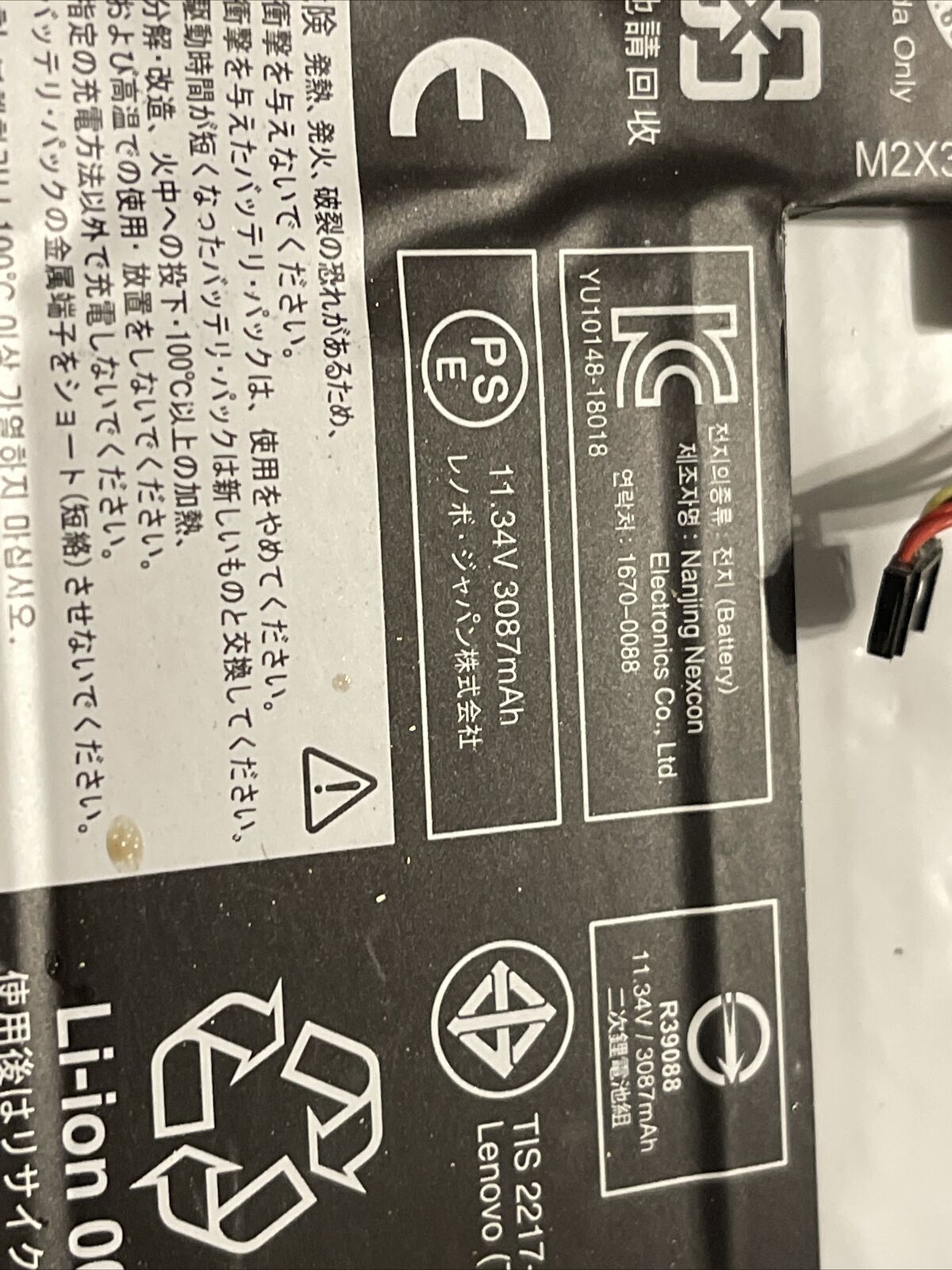 OEM LENOVO IDEAPAD BATTERY 11.34V 6WH S340-15IIL 81W 5B10T09093 L18L3PF2 ata X7 