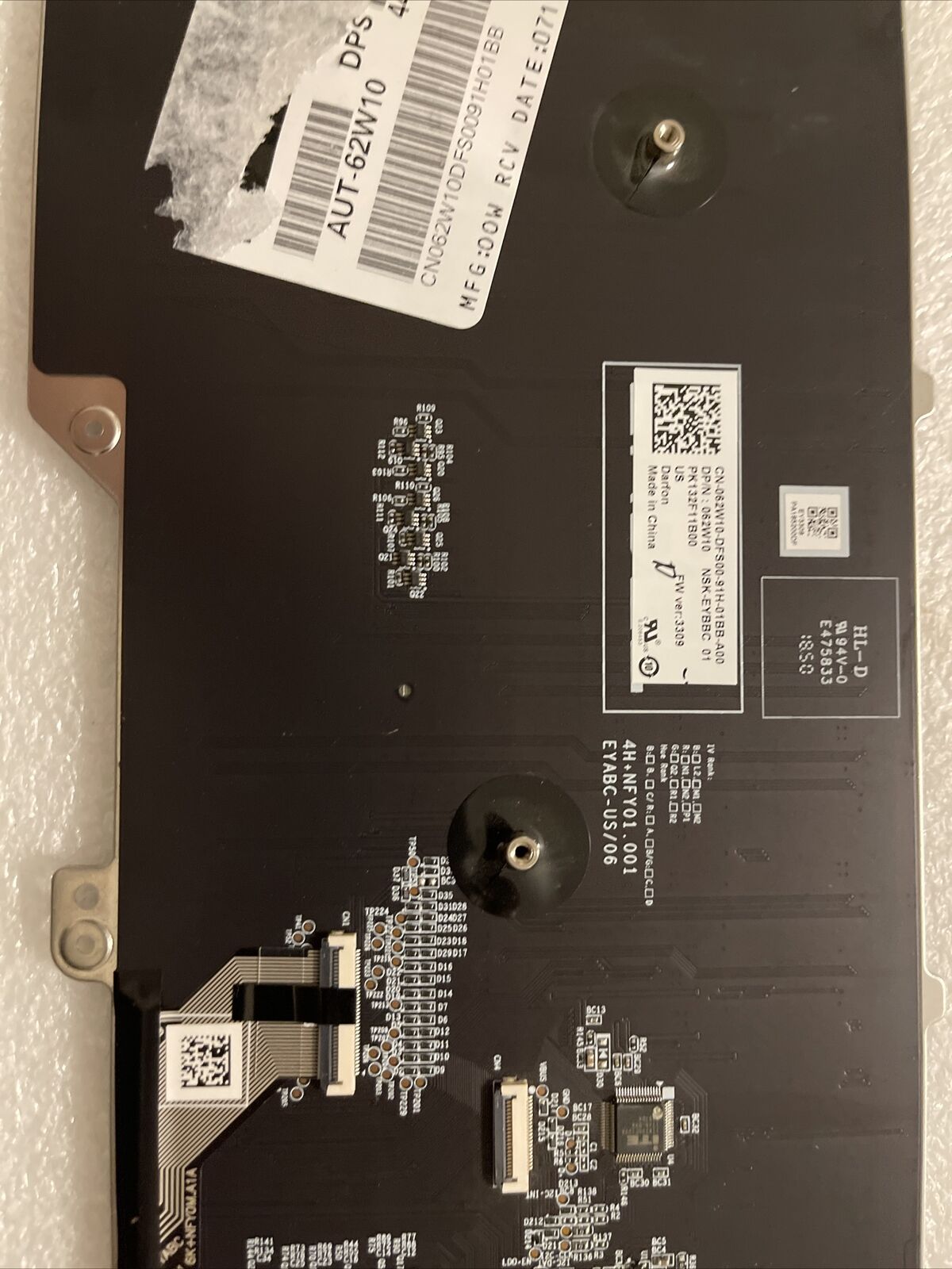 GENUINE DELL Alienware 17 R5 51M  RGB Backlight Keyboard PK132F11B00 62W10 H4 K5