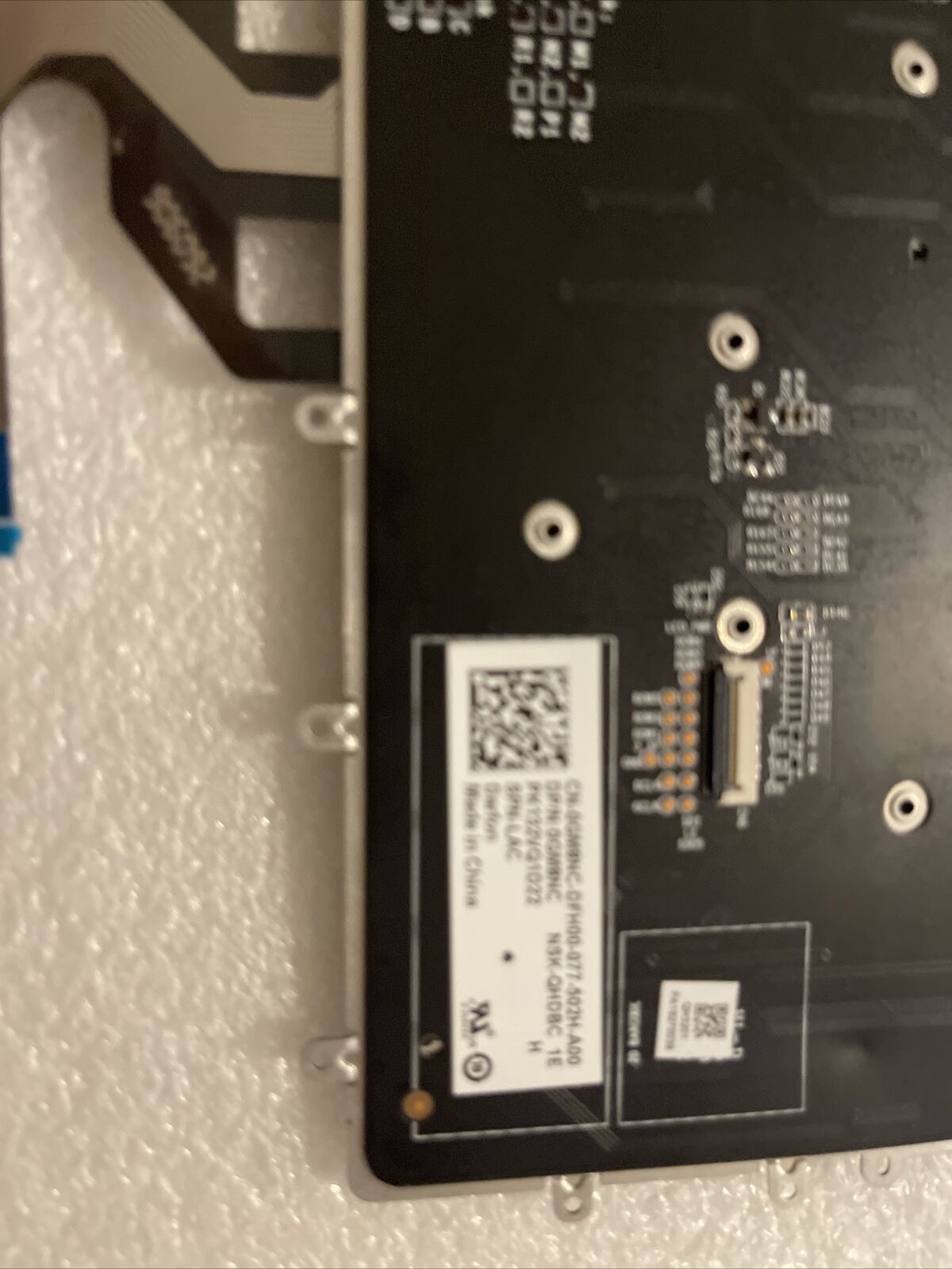 DELL ALIENWARE M17 R2 SERIES BACKLIT SPANISH LAPTOP KEYBOARD 92YH6 GM8NC K1 B3