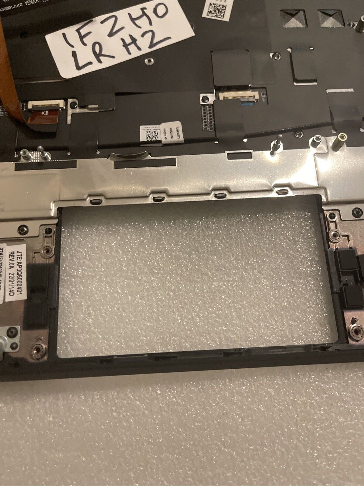 DELL ALIENWARE M15 R6 R7 LAPTOP US BACKLIT  KEYBOARD PALMREST BLACK 1F2H0 LR H2