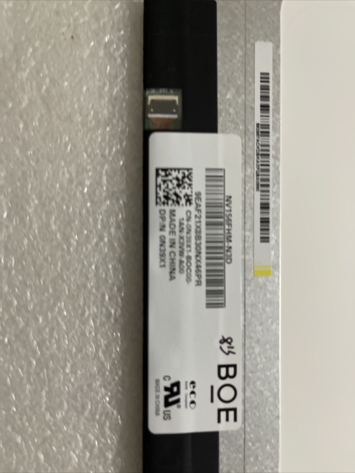 Oem Dell IPS FHD laptop Non Touch LED LCD Screen NV156FHM-N3D 30 Pin N39X1 H1S3