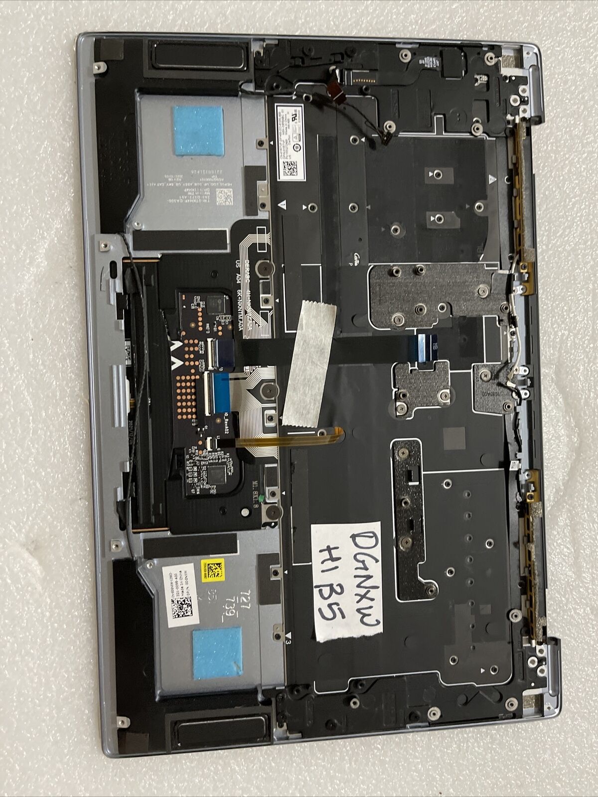Genuine Dell XPS 9315 Touchpad Palmrest Keyboard Spkers SkyBlue TKH4F DGNXW H1B5