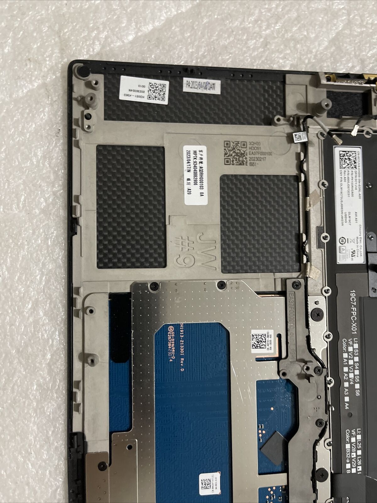 Dell Precsion 5570 Palmrest Touchpad US Backlt English Keyboard CYJV4 GN0D2 STD5