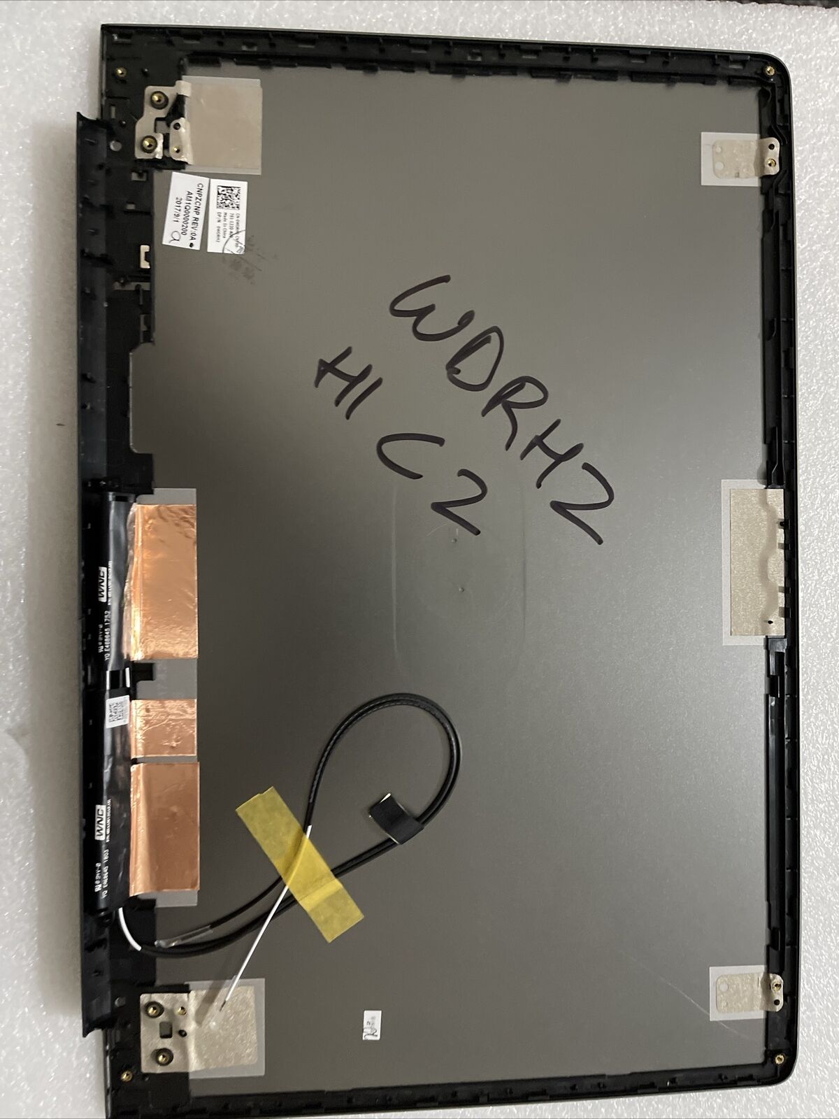 New DELL Vostro 5000 5568 5468 LCD Rear Lid Back Cover Gray WDRH2 0WDRH2 H1 C2