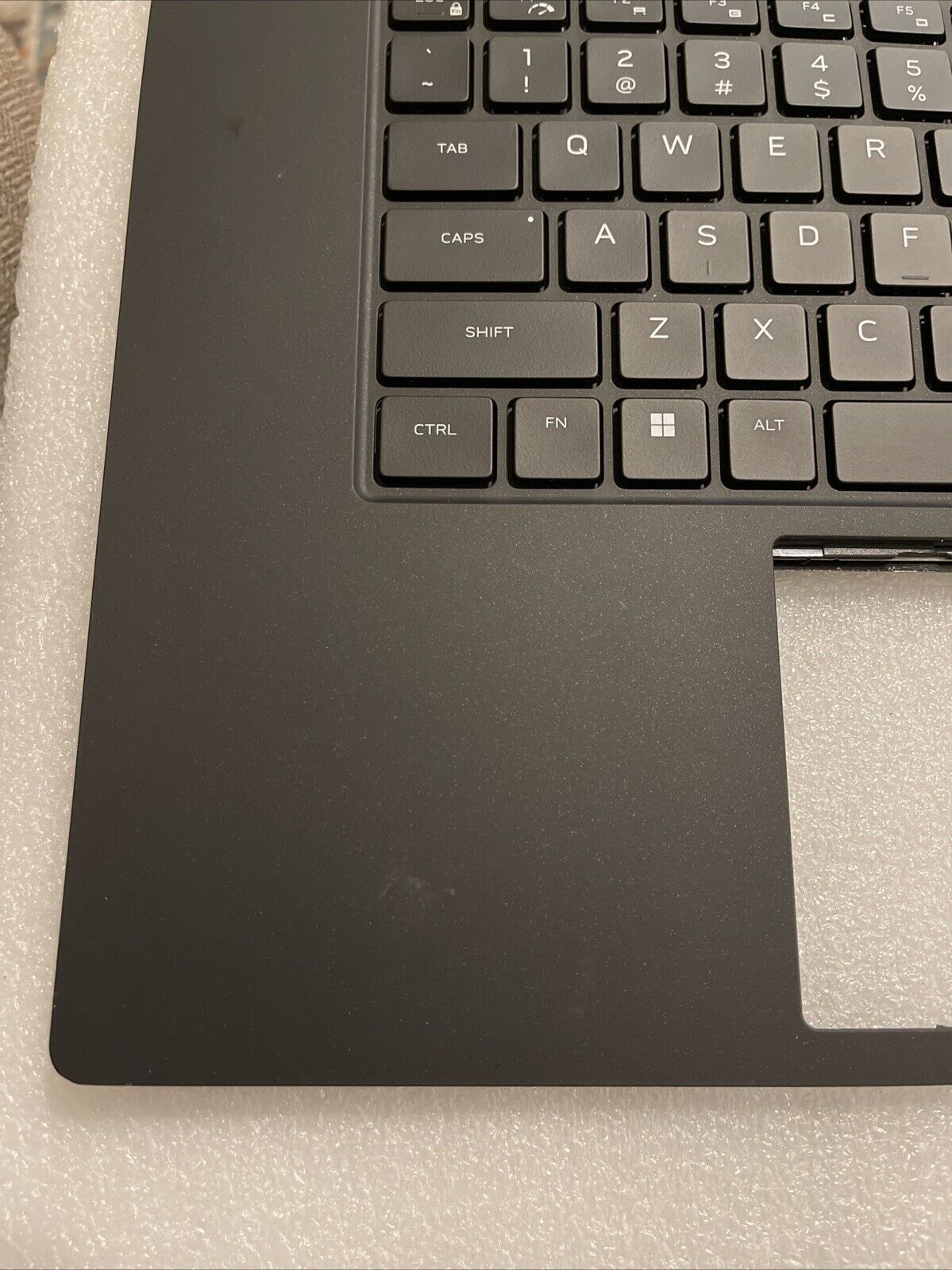 Genuine Dell M17 R5 AMD laptop palmrest RGB US Eng Backlit Keyboard 0VNRXH HK H2