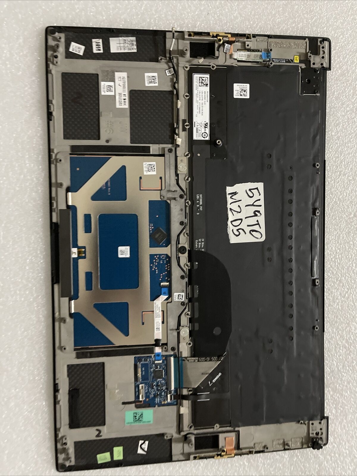 Dell Precision 5550/5560/5570 Palmrest, Touchpad US Backlit Keyboard 5Y9T0 M2D5