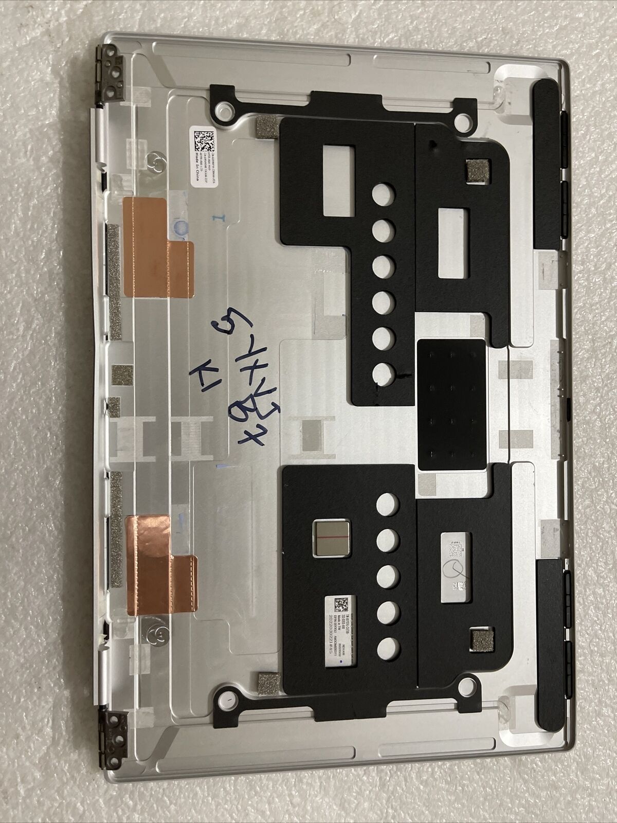 Dell XPS Plus 9320 OLED LCD Back Cover Hinges  Platinum  29WPH 5YXVJ K1 B7