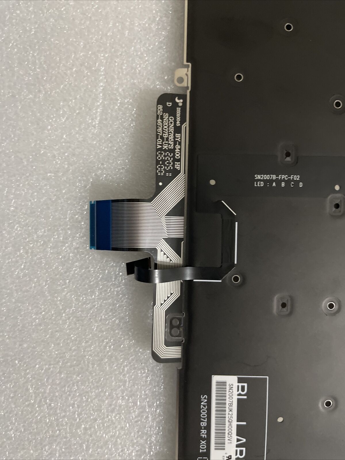 Dell Latitude 5530 5540 Precision 7670 Laptop Backlit Spanish Keyboard