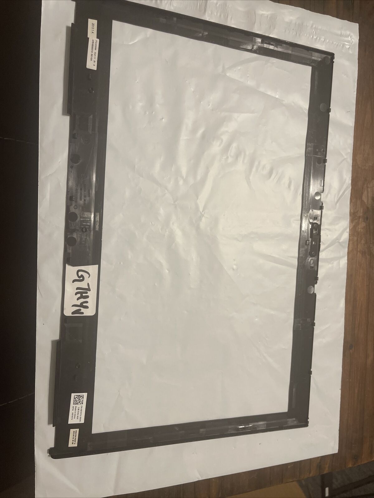 Genuine Dell Precision M4700 LCD Front Trim Bezel W/ Cam Port - G7HYV 0G7HYV N3