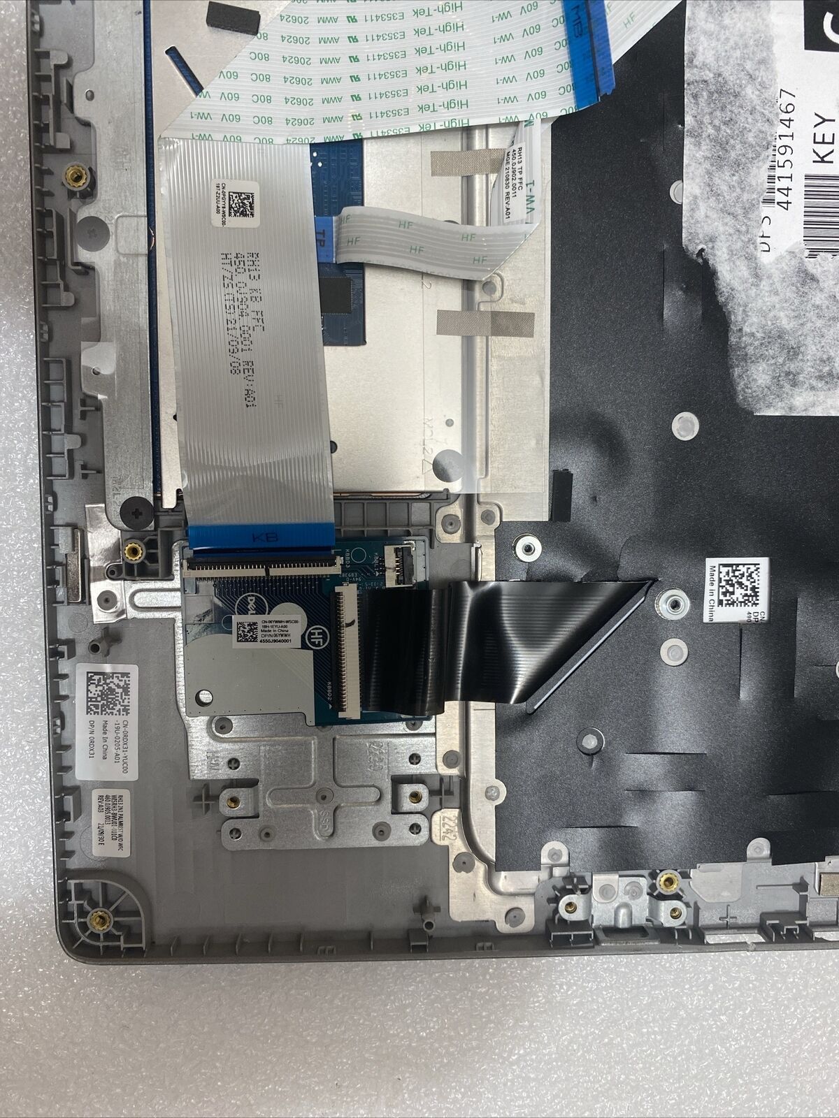 OEM Dell Latitude 3310 2-in-1 Palmrest Touchpad US Keyboard RDX31 0RDX31 SE R1