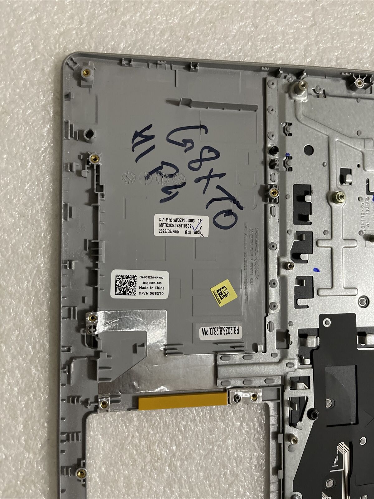 Dell Inspiron 15 3510 15.6 Palmrest US Non Backlit Keyboard MM6M3 G8XT0 H1 P4