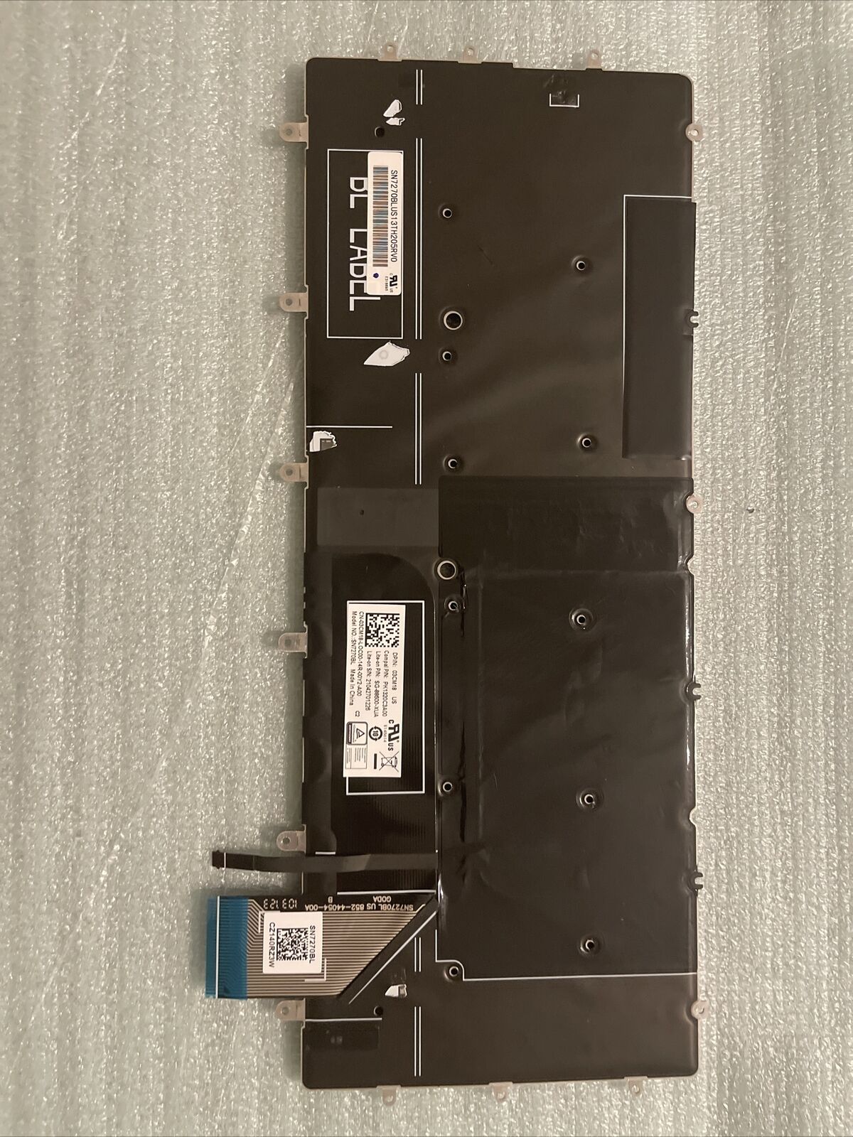 Genuine Dell XPS 13 9370 9380 7390 Black US Backlit Keyboard 3CM18 03CM18 D1