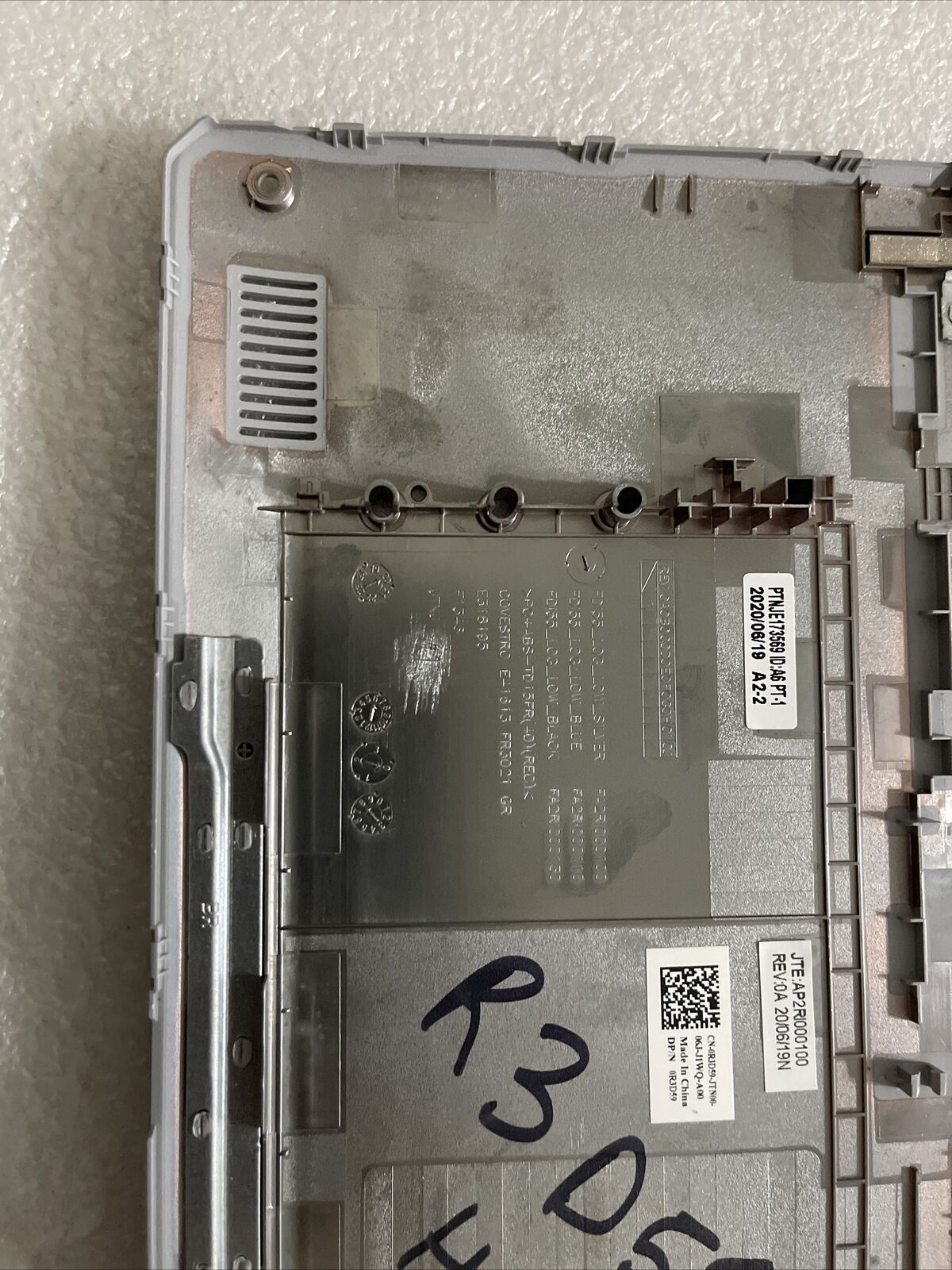 Genuine Dell Inspiron 5593 Laptop Bottom Base Case Cover Assembly R3D59 H2 C4