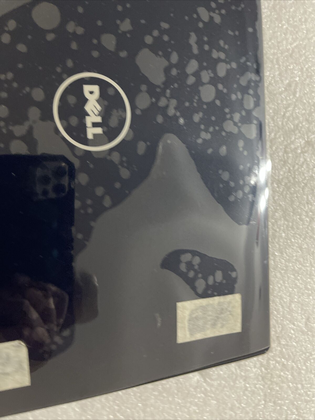 New Dell OEM Inspiron 1318 LCD Back Cover Lid  Hinges Blue F205H Y178D H1 A3