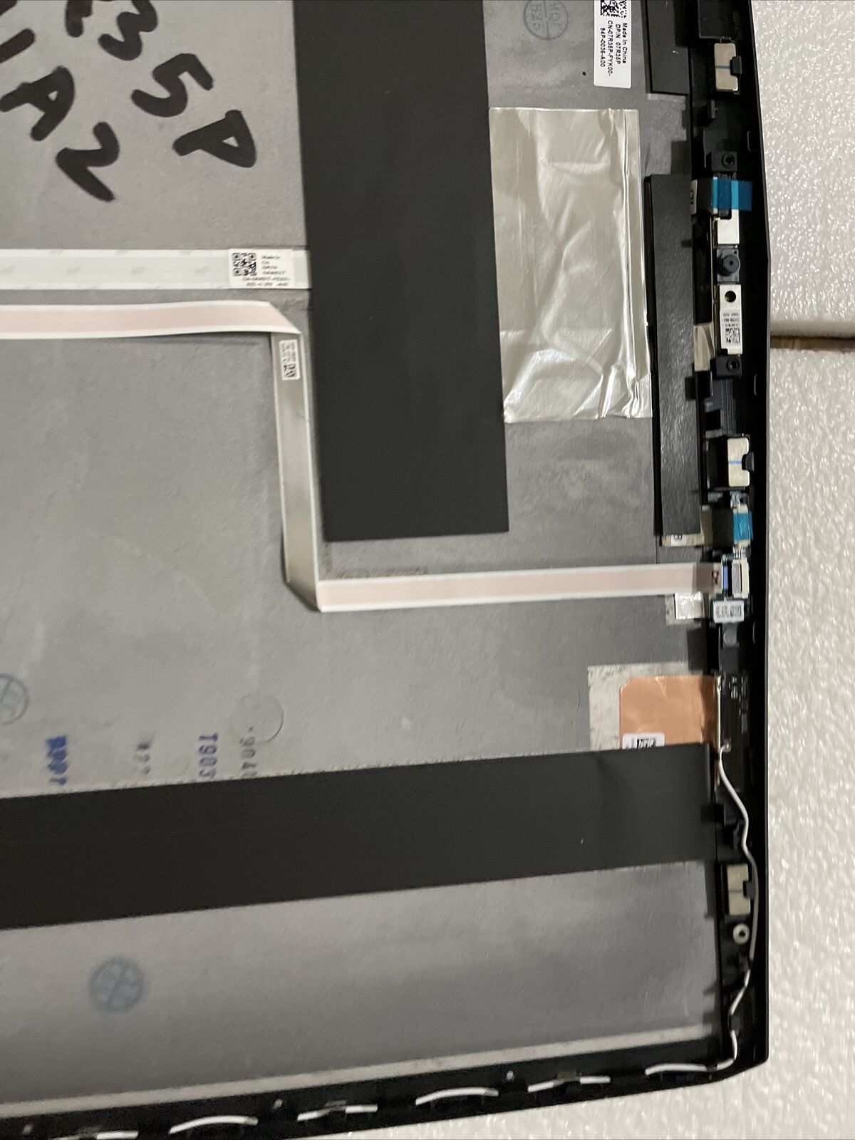 Genuine Dell Alienware M17 17.3" Laptop LCD Back Cover Camera 7R35P 07R35P H1 A2