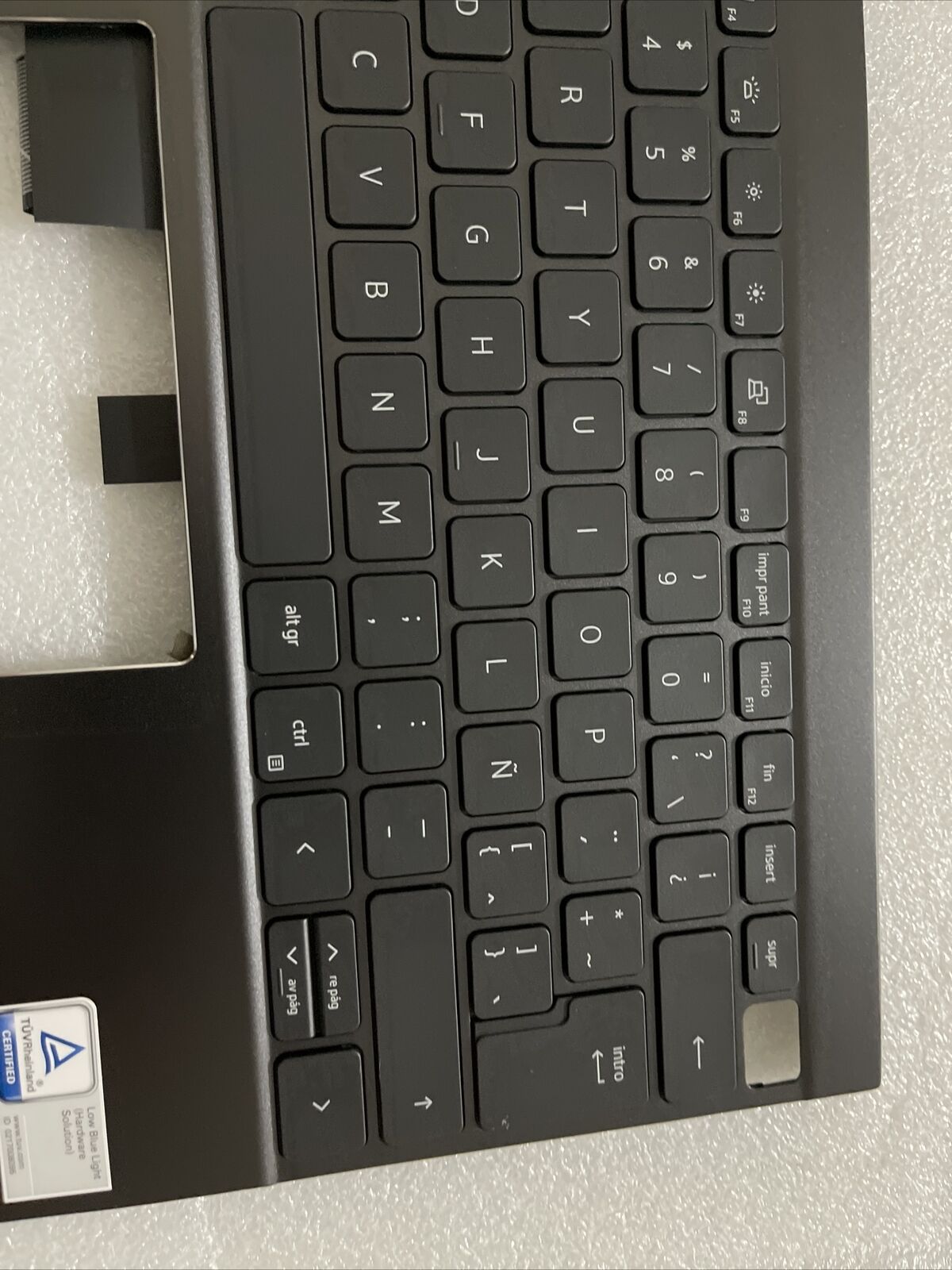 Genuine Dell Vostro 5310 Palmrest  Spanish Backlit Keyboard WYT28 H1 P9 Grade A