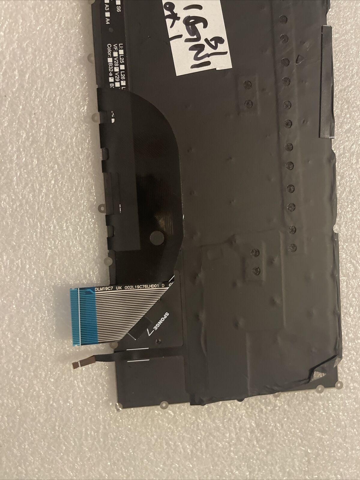 Genuine Dell XPS  9500 9510 Spanish Backlit Keyboard A19B19 F1GN1 0F1GN1 B1