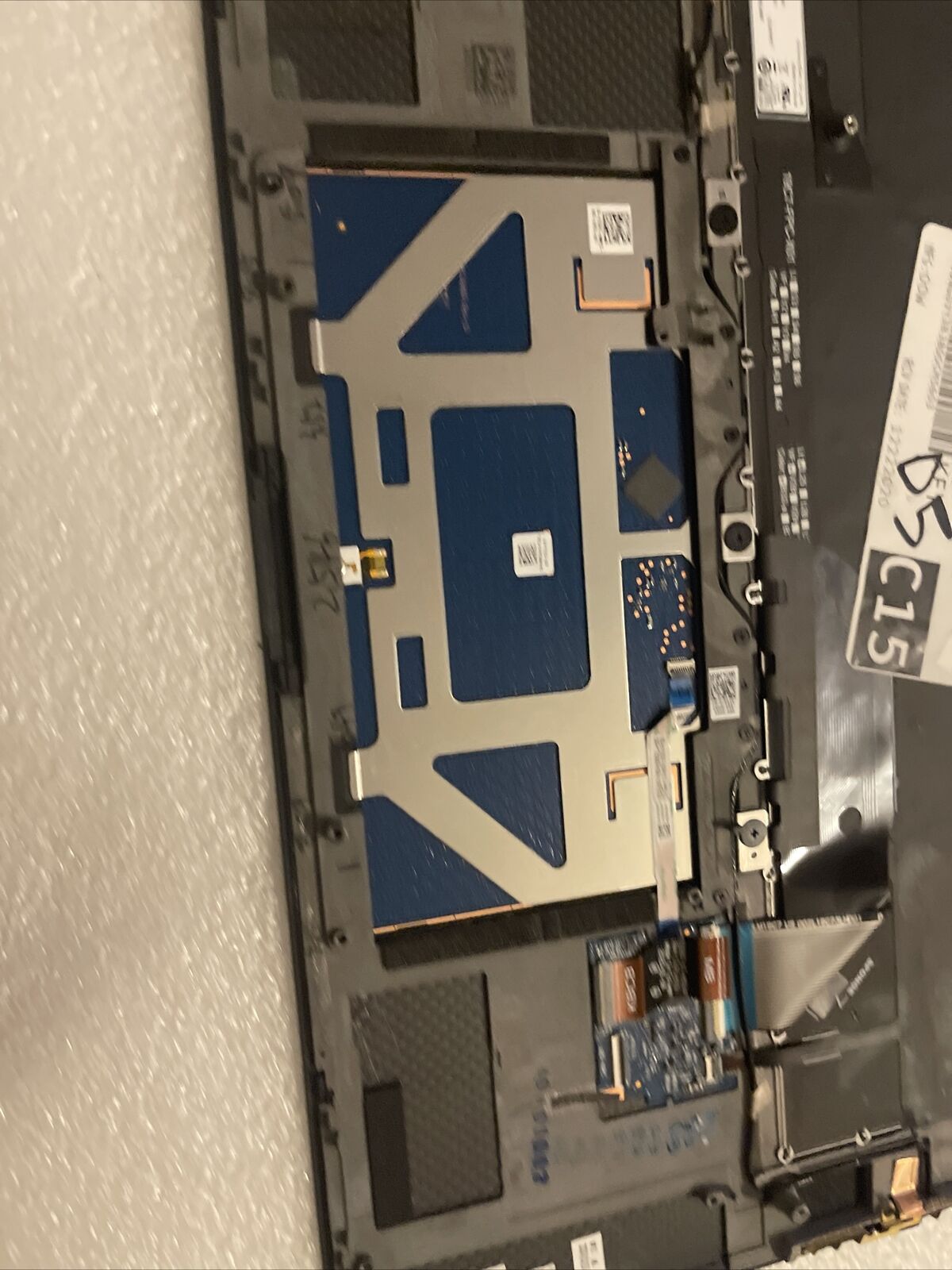 OEM Dell XPS 9500 Laptop Palmrest Touchpad US/EN Backlit Keyboard DKFWH H4 D5