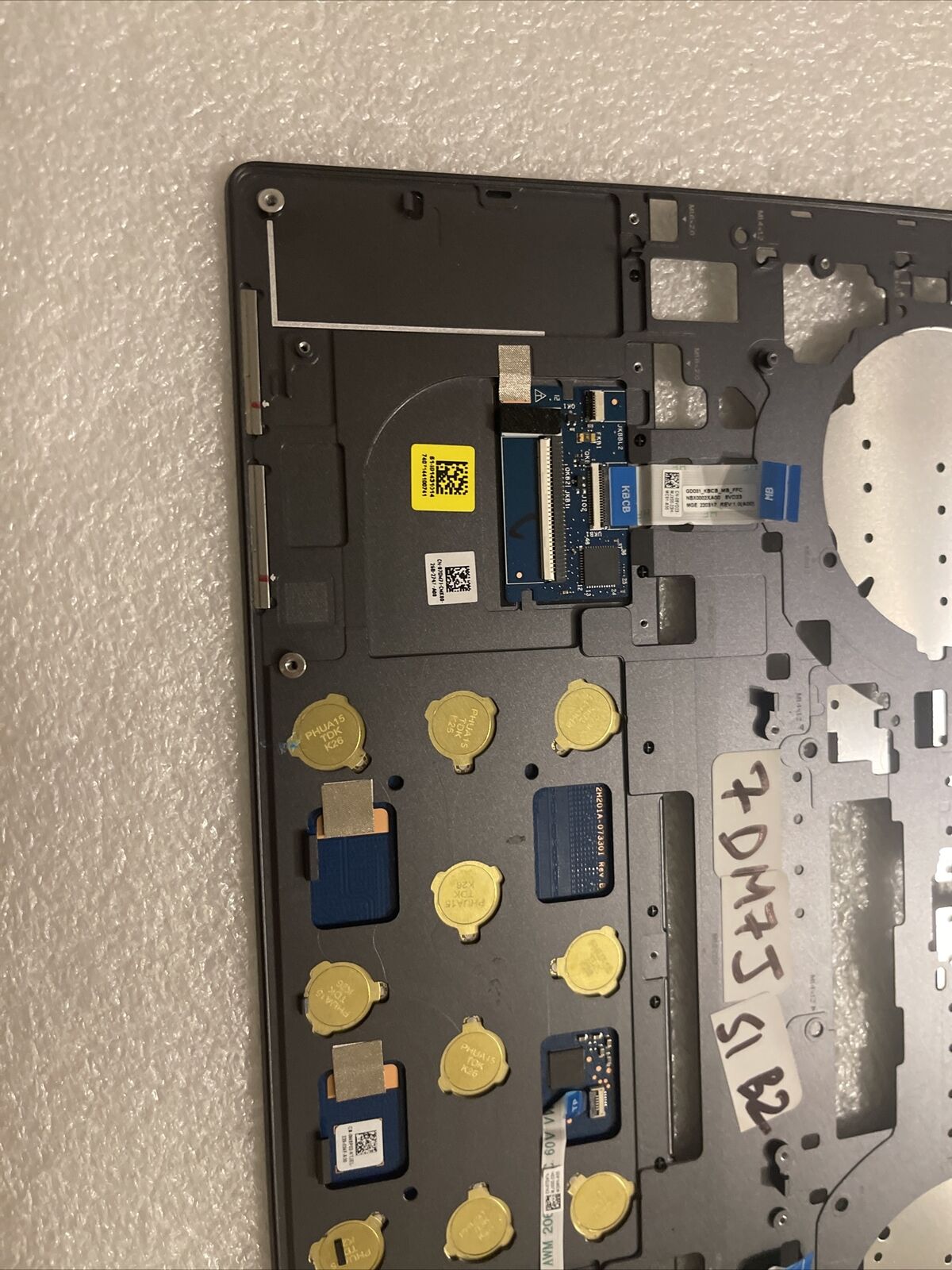 Genuine Dell XPS 9320 Palmrest Touchpad Assembly Speakers GV96R 7DM7J T8