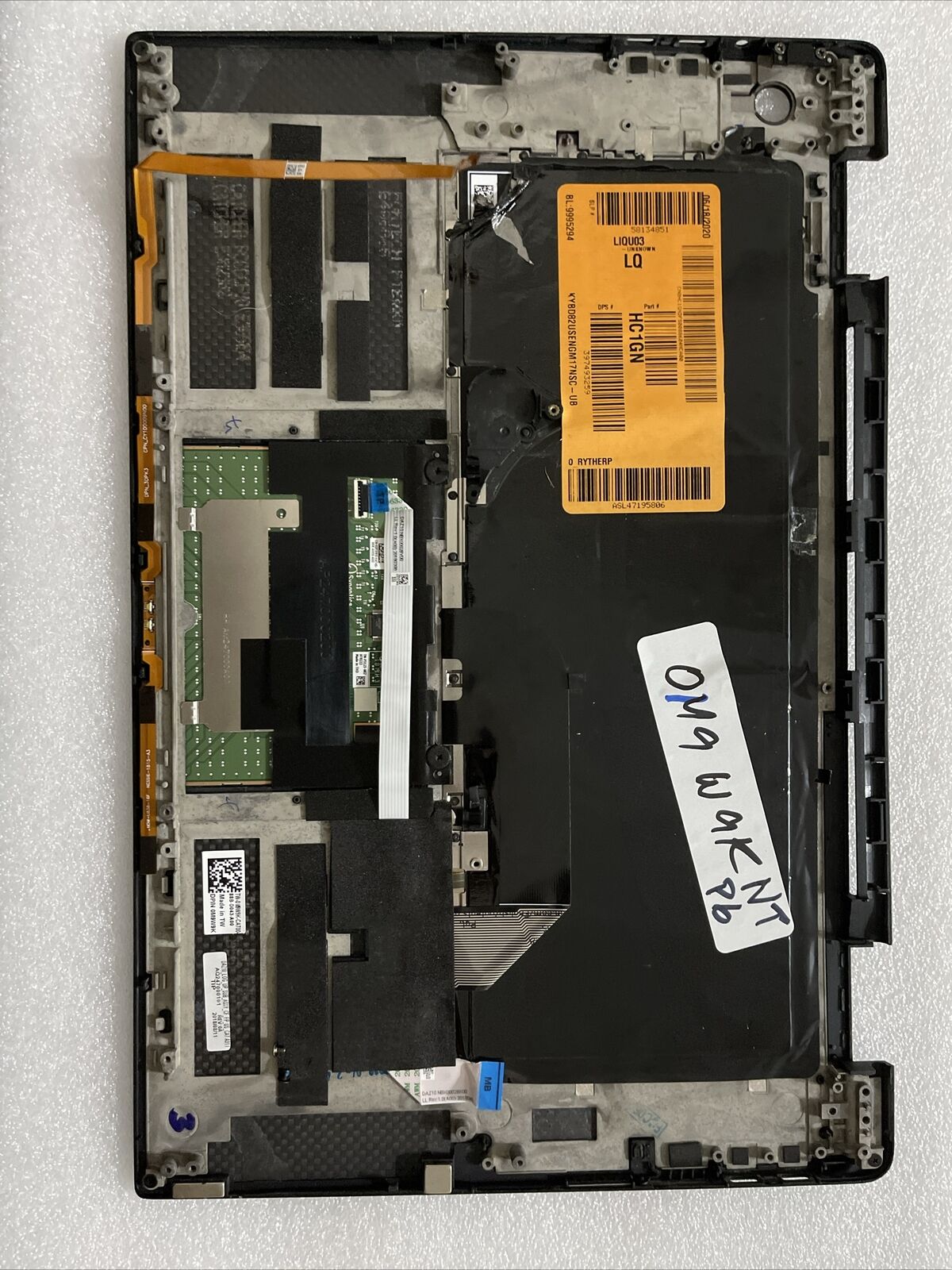 Sticky Dell XPS 9575 Palmrest Touchpad US/EN BCL Keyboard M9W9K NTP6 GradeB Read