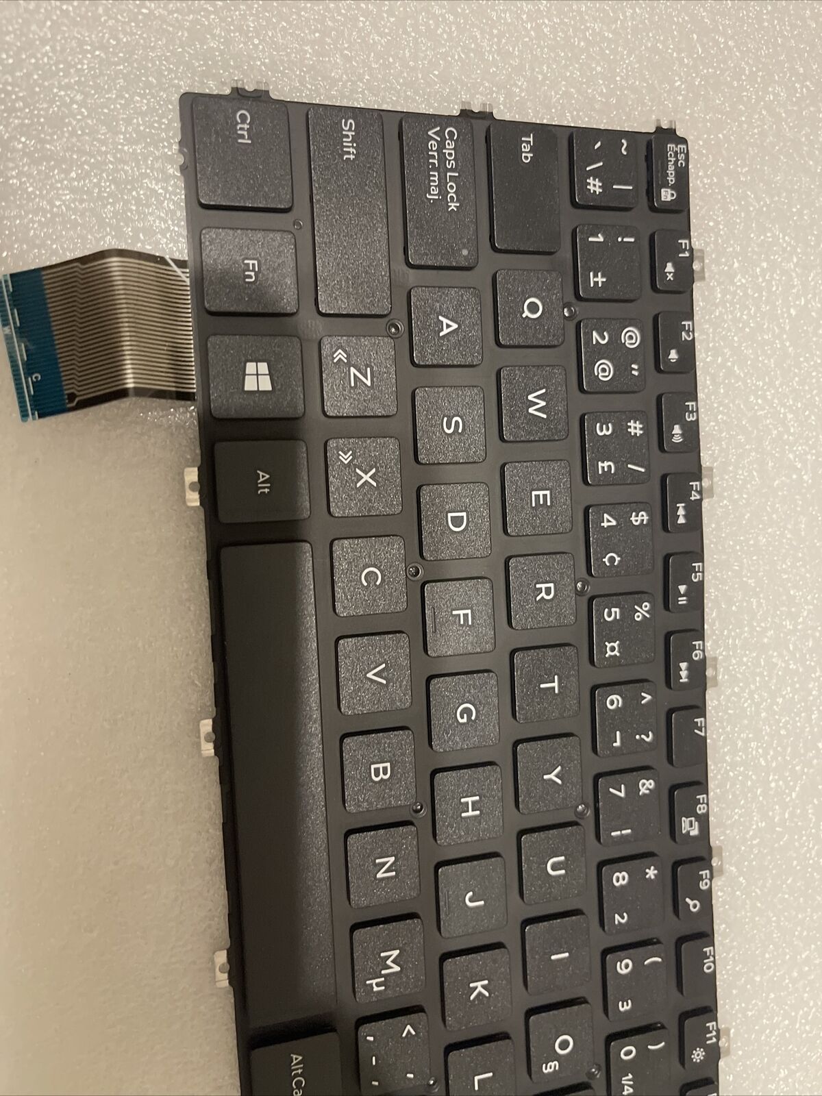 New OEM Dell Non-Backlit Laptop Keyboard French-English VCF69 0VCF69 B1