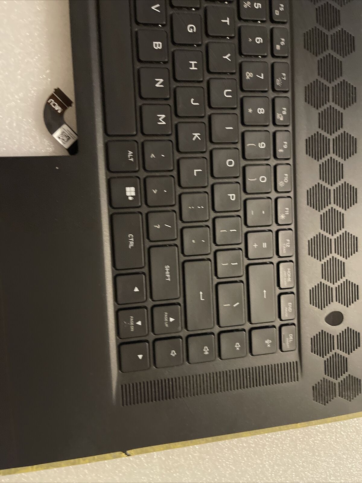 DELL ALIENWARE M17 R4 PALMREST US Eng KEYBOARD 01WM6W 06N1JW 6N1JW H1 P8