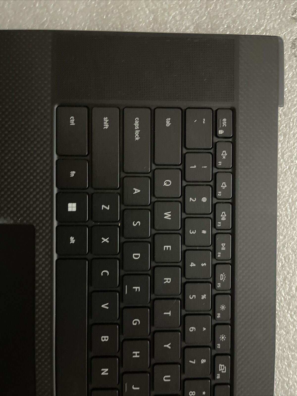 New Dell XPS 9720 Touchpad Palmrest Backlit US English Keyboard 0FWJ2 G12XP H2P3