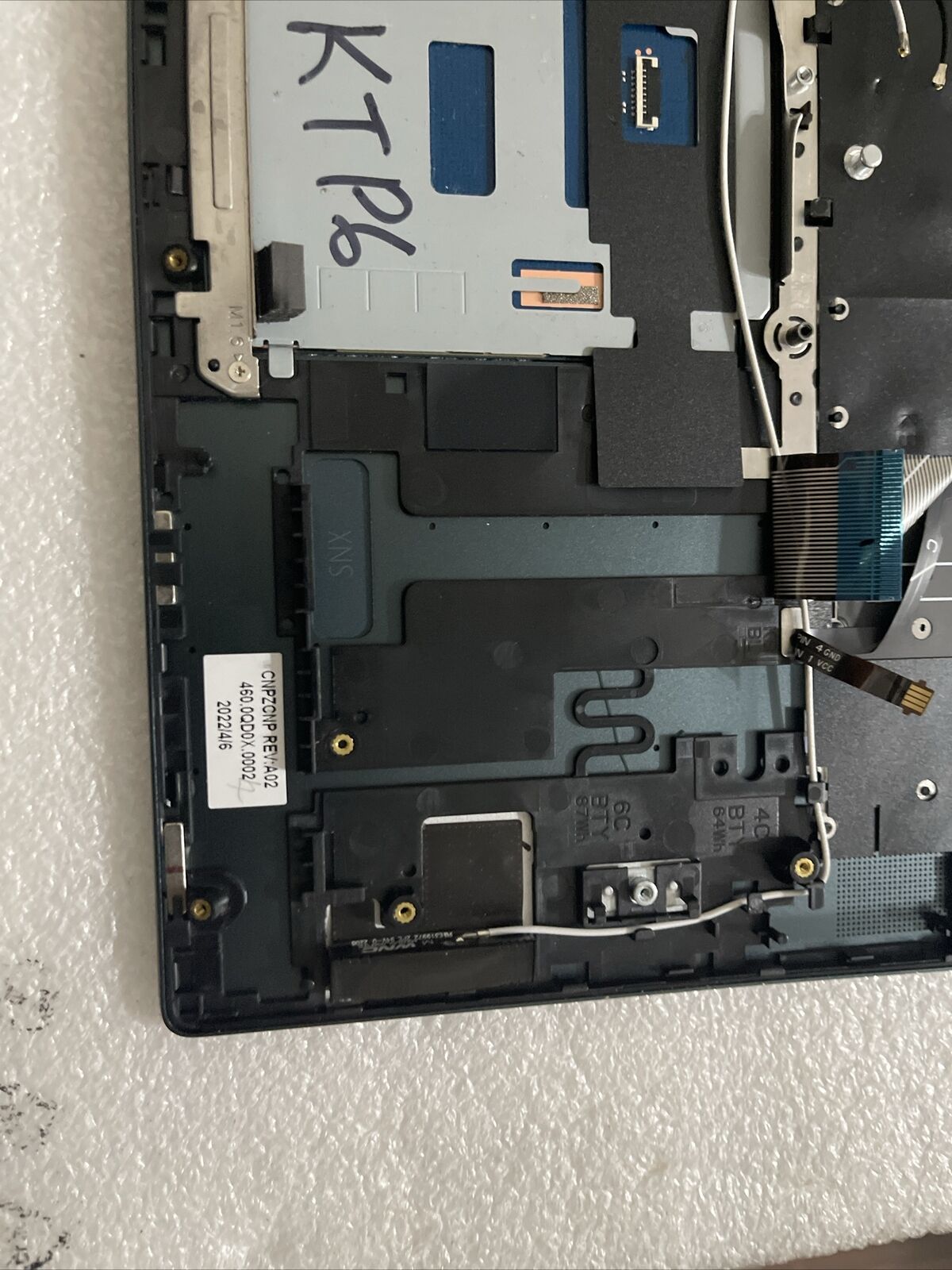 DELL INSPIRON 7620 2-IN-1 PALMREST BACKLIT KEYBOARD TOUCHPAD 0HH9P4 HH9P4 KTP6