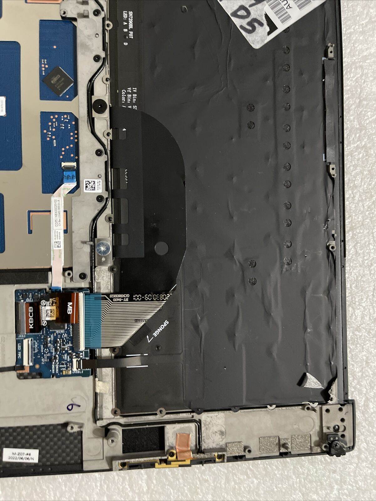Dell Precsion 5550 5560 Palmrest Touchpad US Backlt English Keyboard 9786Y GTD5