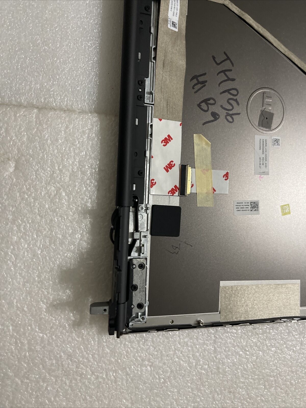 New Dell Precision M4700 HD+ Lcd Back Cover Lid w/ Hinges - JHP56 0JHP56 H1 B9