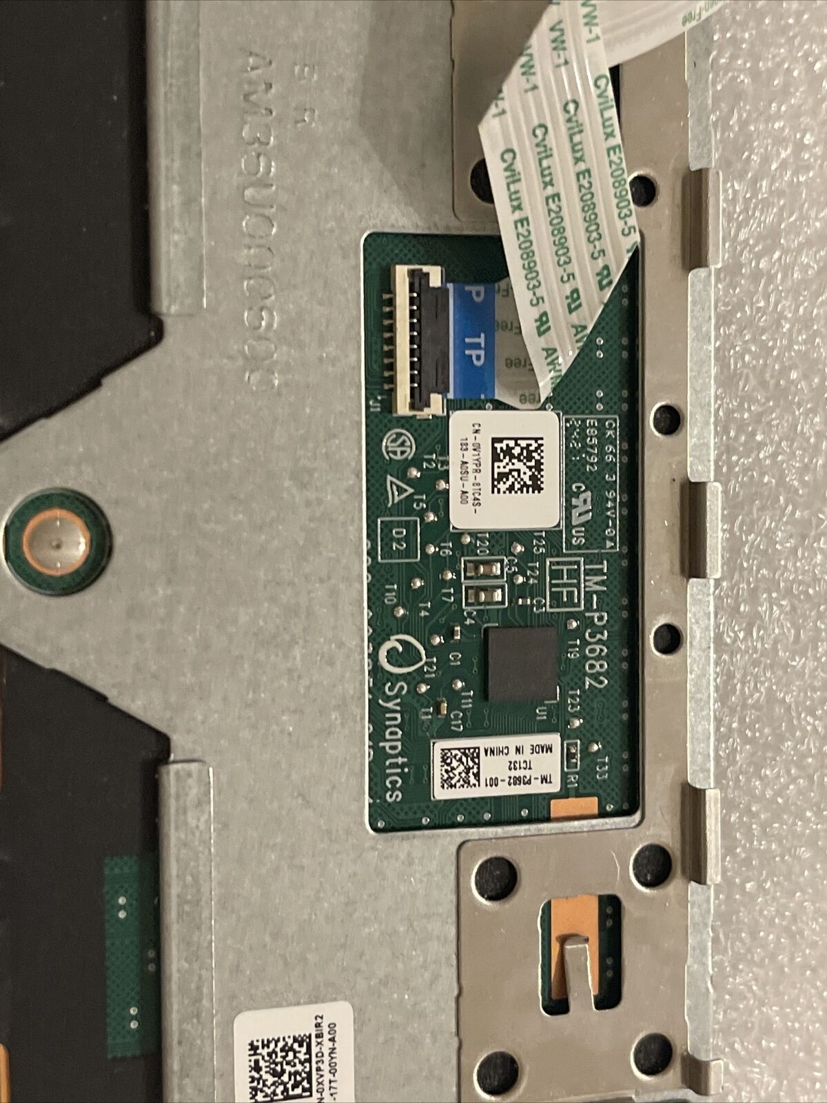 Genuine DELL ALIENWARE M15 R6 Touchpad With Cable V1YPR XVP3D H1 B3
