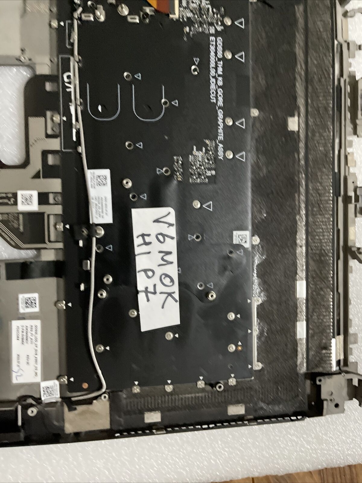Genuine Dell Alienware x15 R1 Laptop Palmrest US RGB BCL Keyboard 0V6M0K H1P7