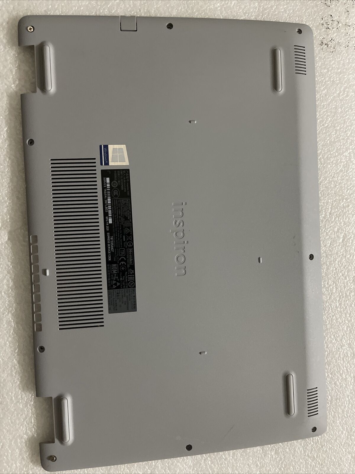 Genuine Dell Inspiron 5593 Laptop Bottom Base Case Cover Assembly R3D59 H2 C4