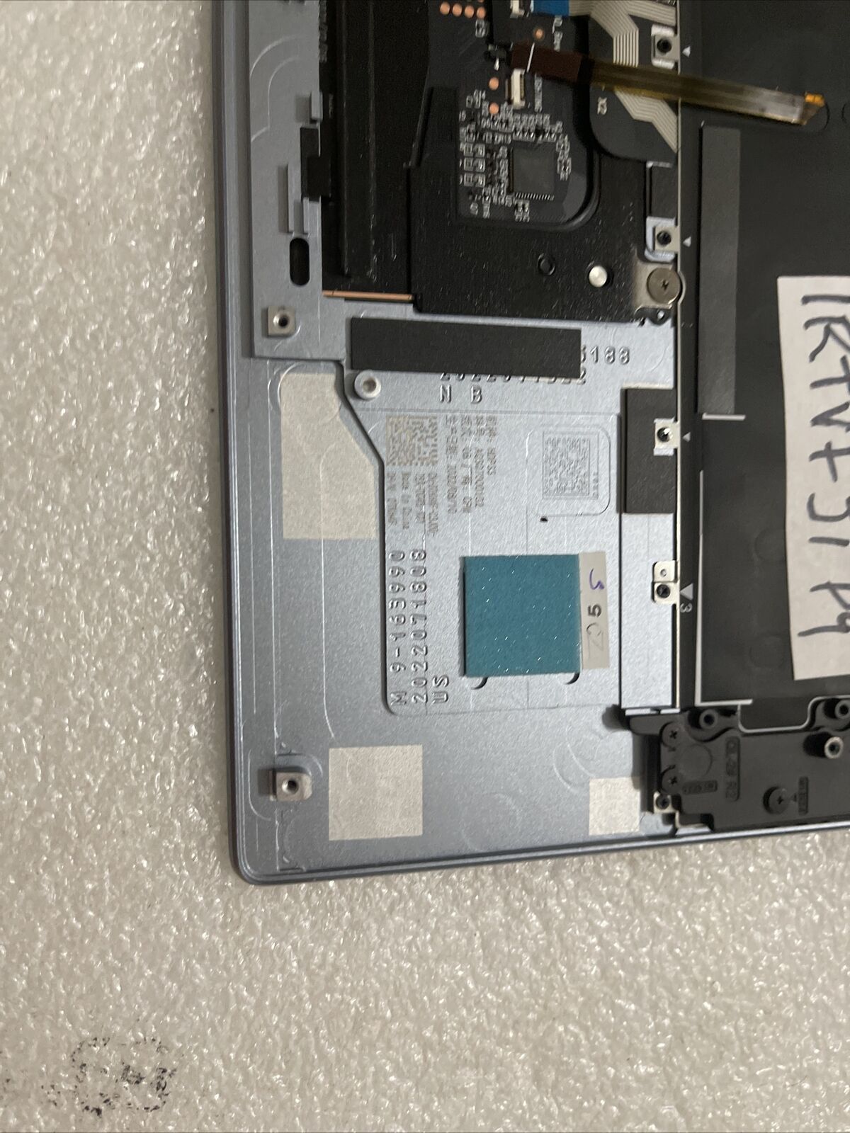 Dell XPS 9315 Laptop Palmrest Touchpad US Keyboard  Sky Blue 1RTVF J1 P9