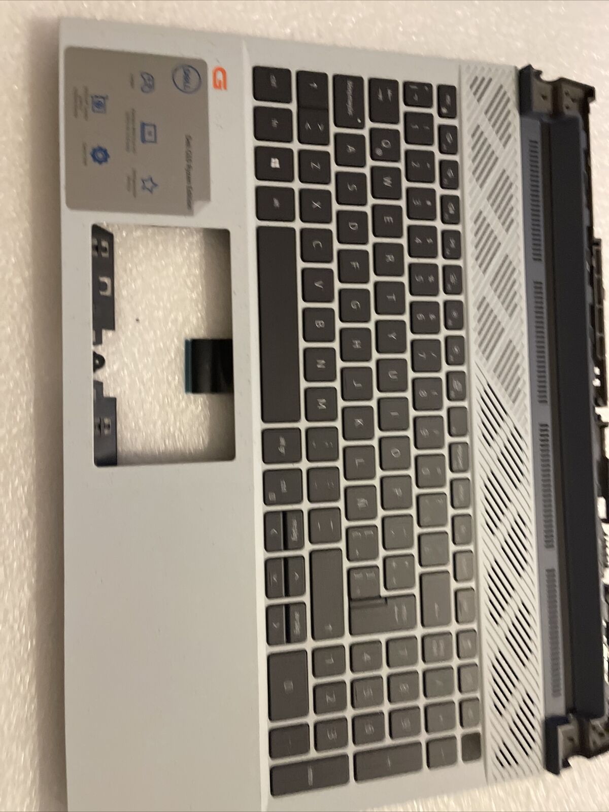 Dell G15 Ryzen 5510 5511 5515 Laptop Palmrest Spanish Backlt Keyboard FK7HR H1D5