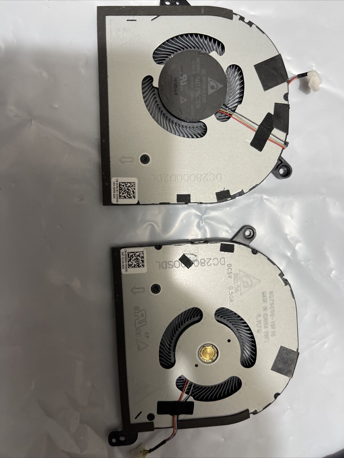 Oem Dell Precision 5550 5560 XPS 15 9500 9510 GPU+CPU Cooling Fan 0CN1MT 009RK6
