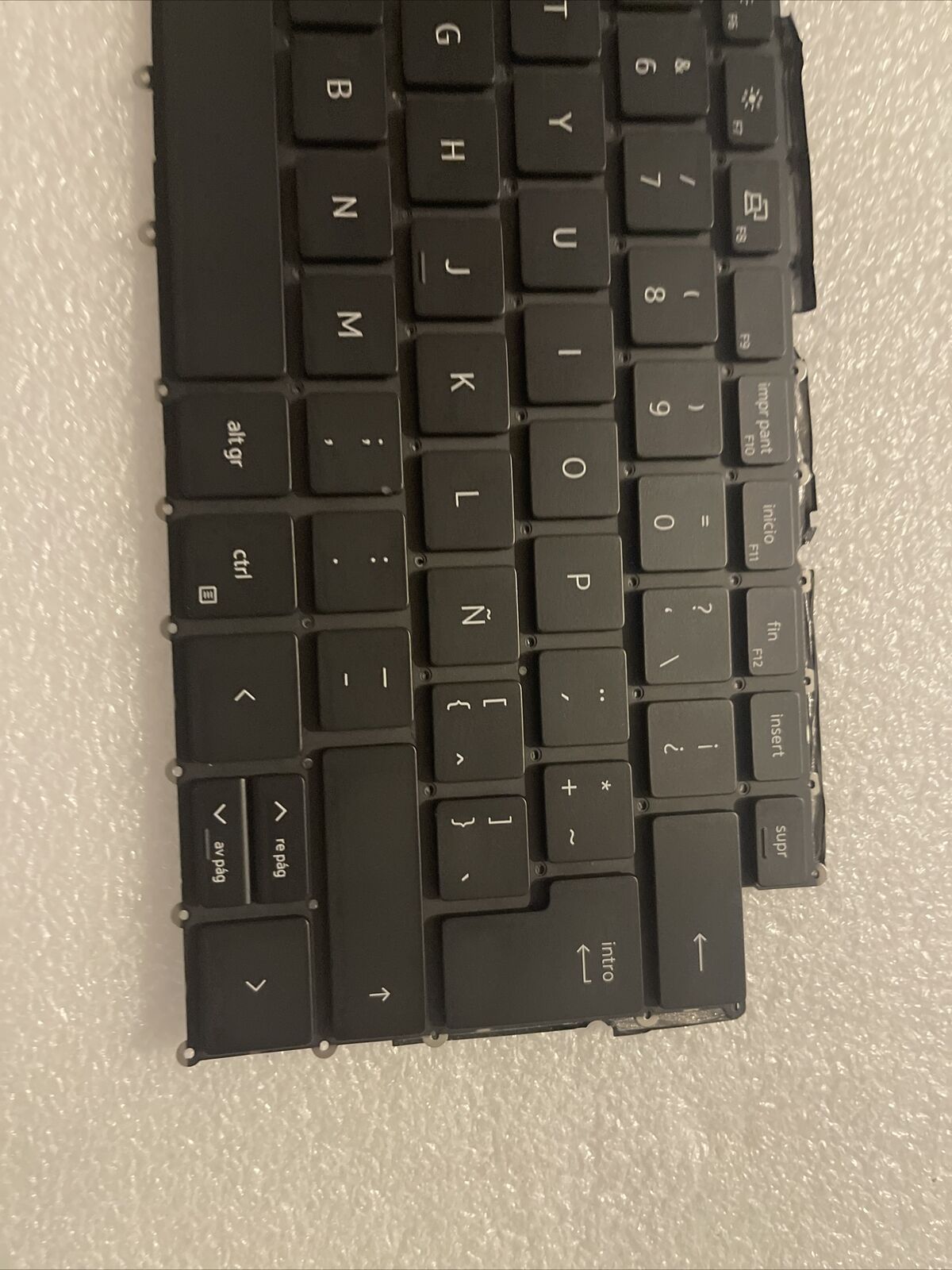 Genuine Dell XPS  9500 9510 Spanish Backlit Keyboard A19B19 F1GN1 0F1GN1 B1
