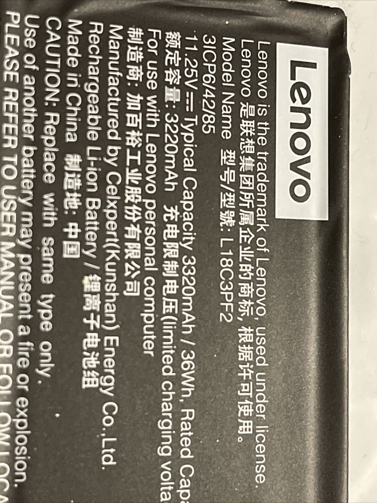 Genuine Battery Lenovo Ideapad L340-15API L340-17IWL V155-Series L18C3PF2 ata X7