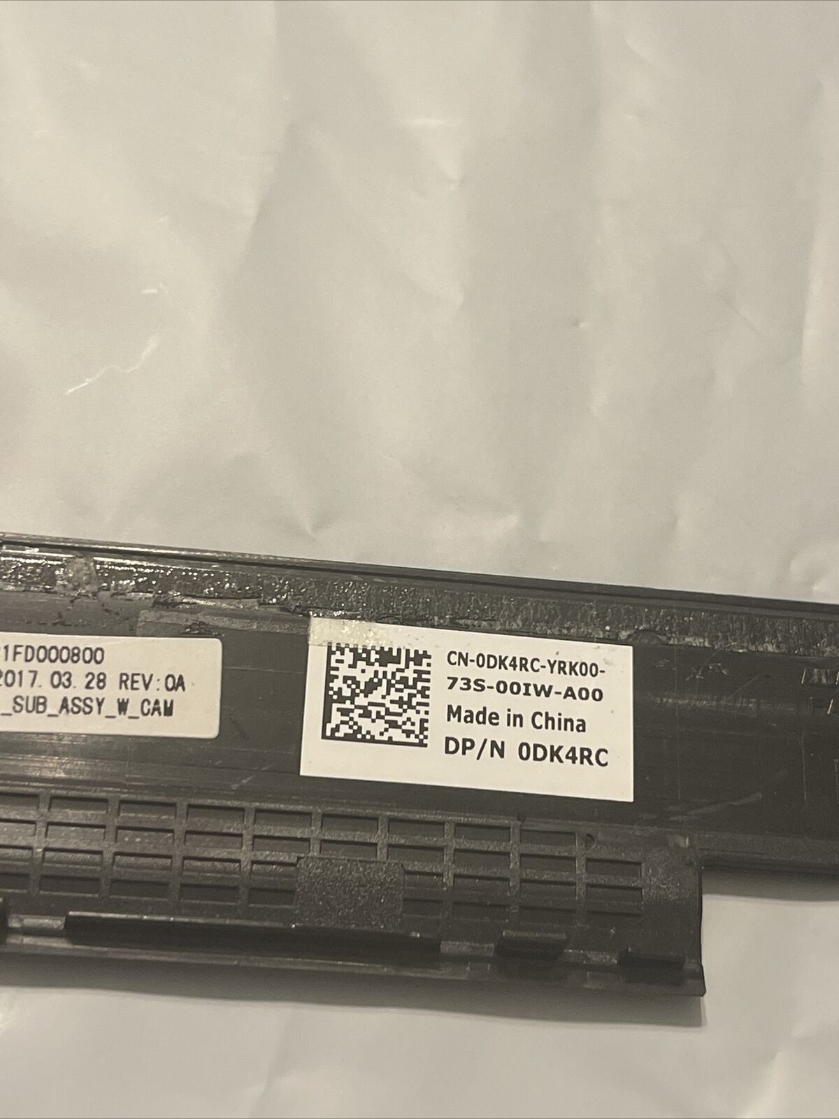 Dell OEM Latitude E5470 14" LCD Front Trim Cover Bezel LCD Trim Bezel DK4RC N2