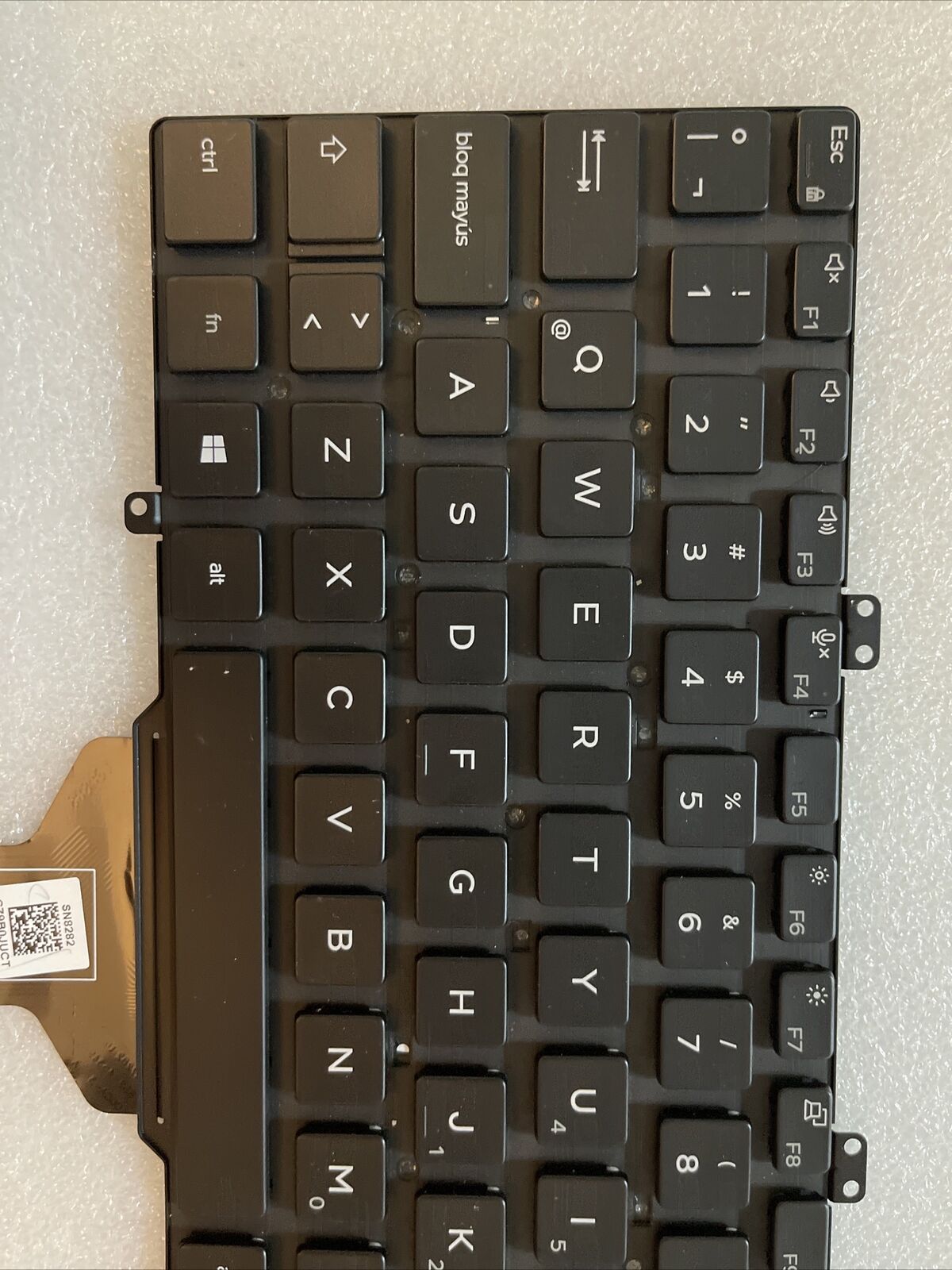 Dell Latitude 7400 5400 5401 5410 Laptop Spanish Keyboard Non Backlit NXW9P T8