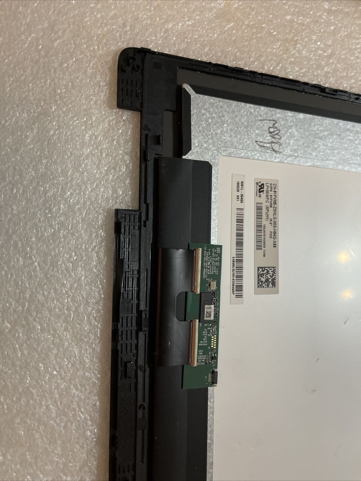 Dell Inspiron 7570 7580 7590 7591 LCD Touchscreen LP156WFC 01PVM5 1PVM5 H1 S3