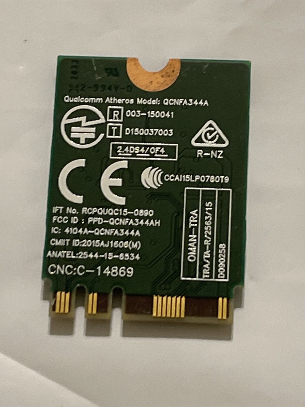 Genuine Oem Dell Inspiron 27 7775 27"  Wireless WiFi Card D4V21 0D4V21