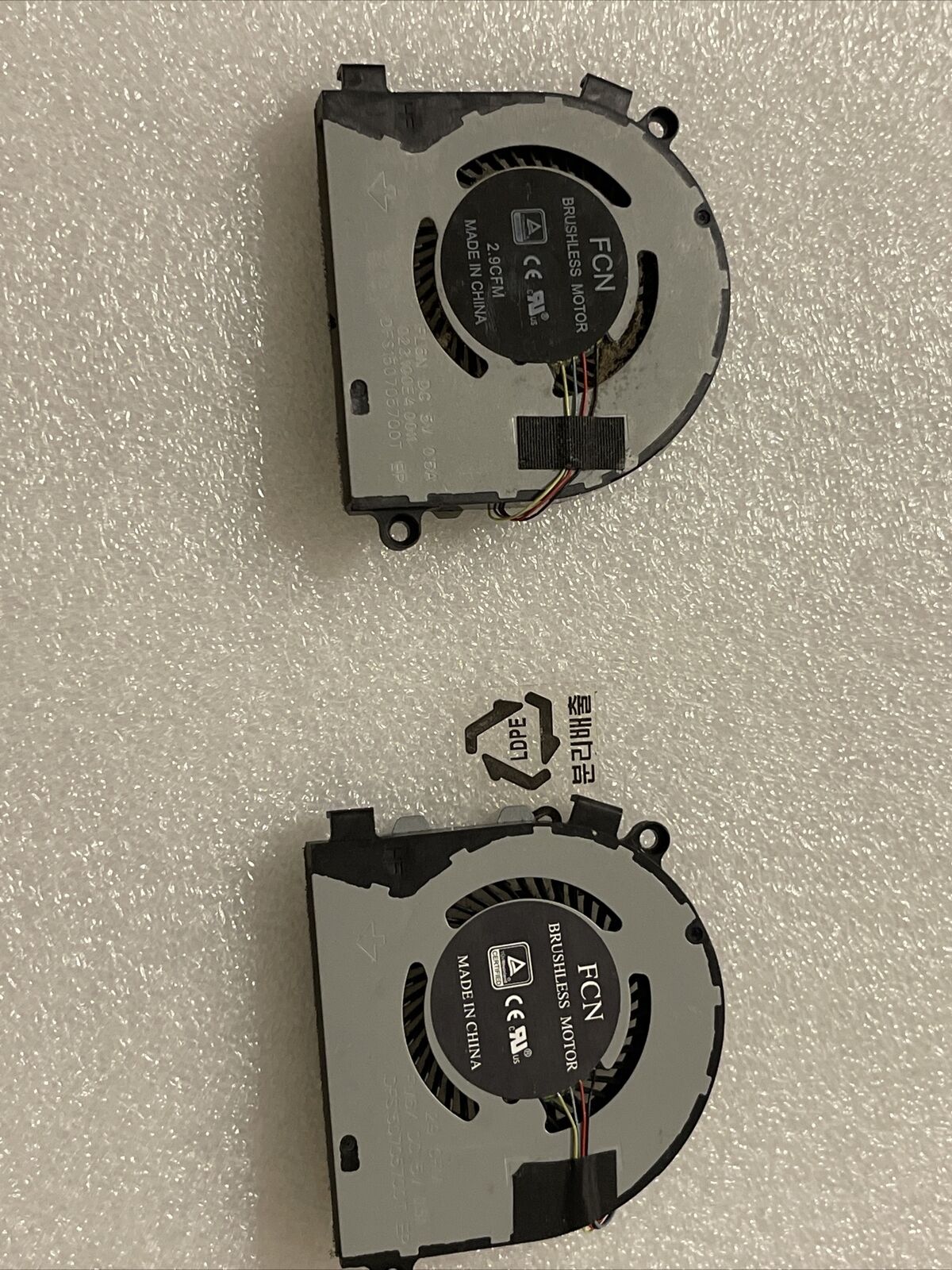 Genuine Dell Latitude 3300 3310 Cpu both cooling fans 09J90W 0WH7XP 9j90w wh7xp
